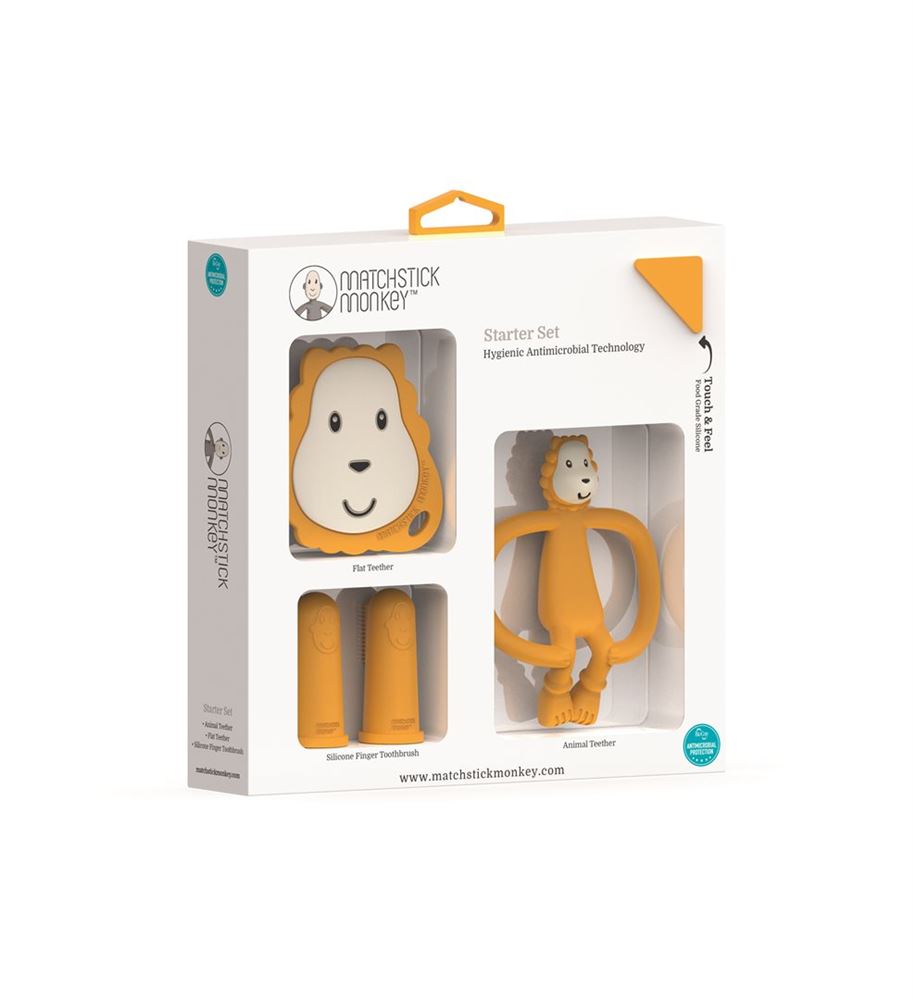 MATCHSTICK MONKEY Set Dentition Ludo Lion | Bébé