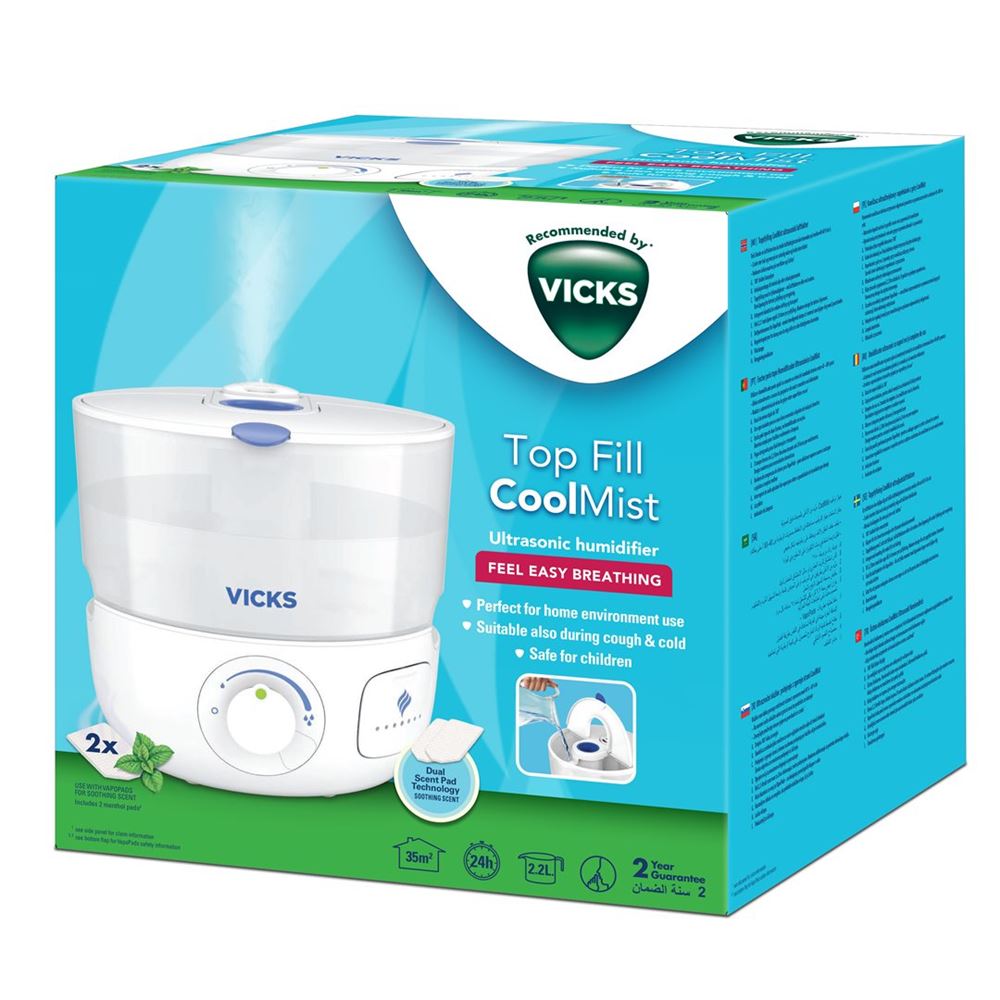 VICKS Kaltluft Luftbefeuchter VUL585E | Humidificateur Ultraschall