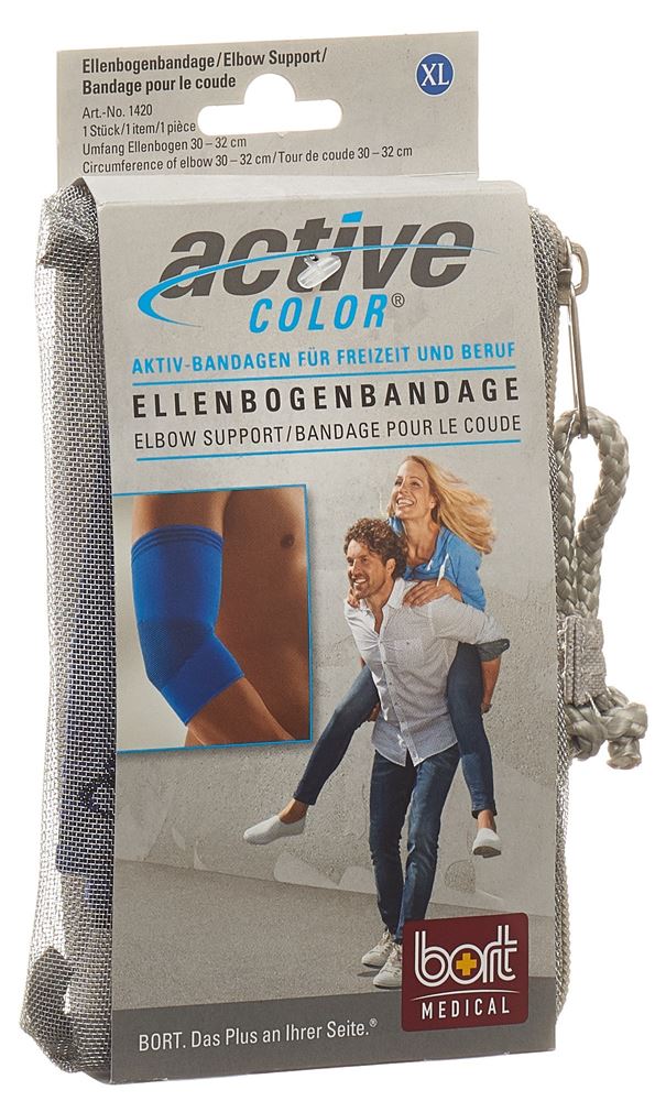 BORT ActiveColor Bandage Coude XL Bleu | Soutien