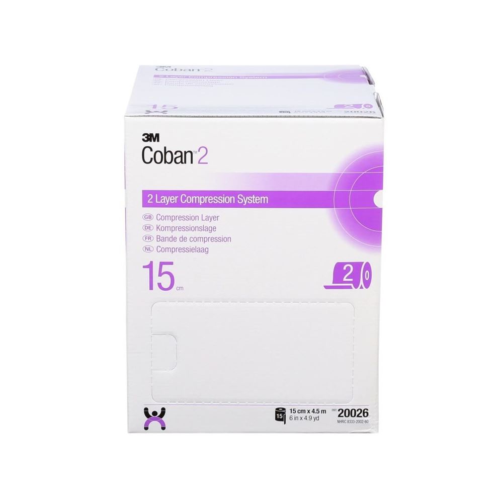 3M COBAN 2 Lymph Comp Layer 15cmx4.5m | 15 pièces