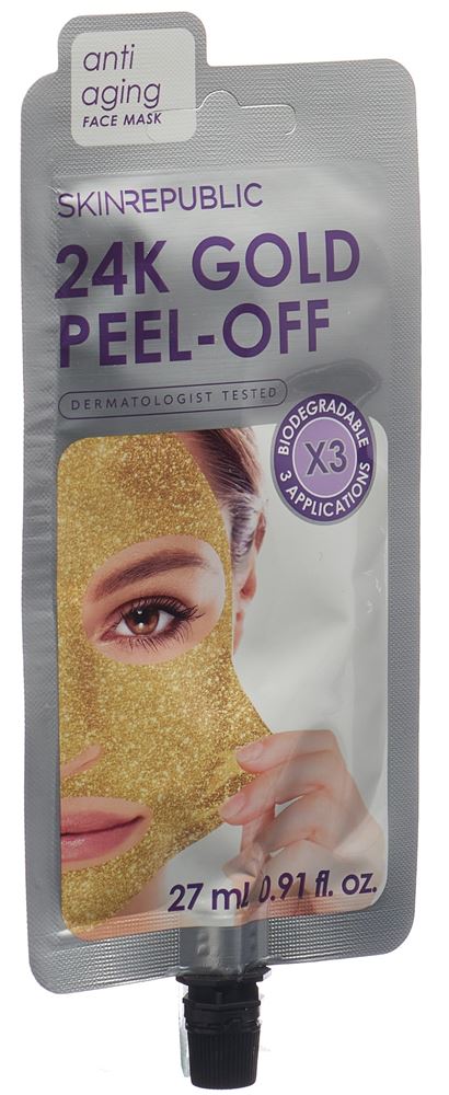 SKIN REPUBLIC Masque Or 24K Peel-Off 27ml | Jeunesse