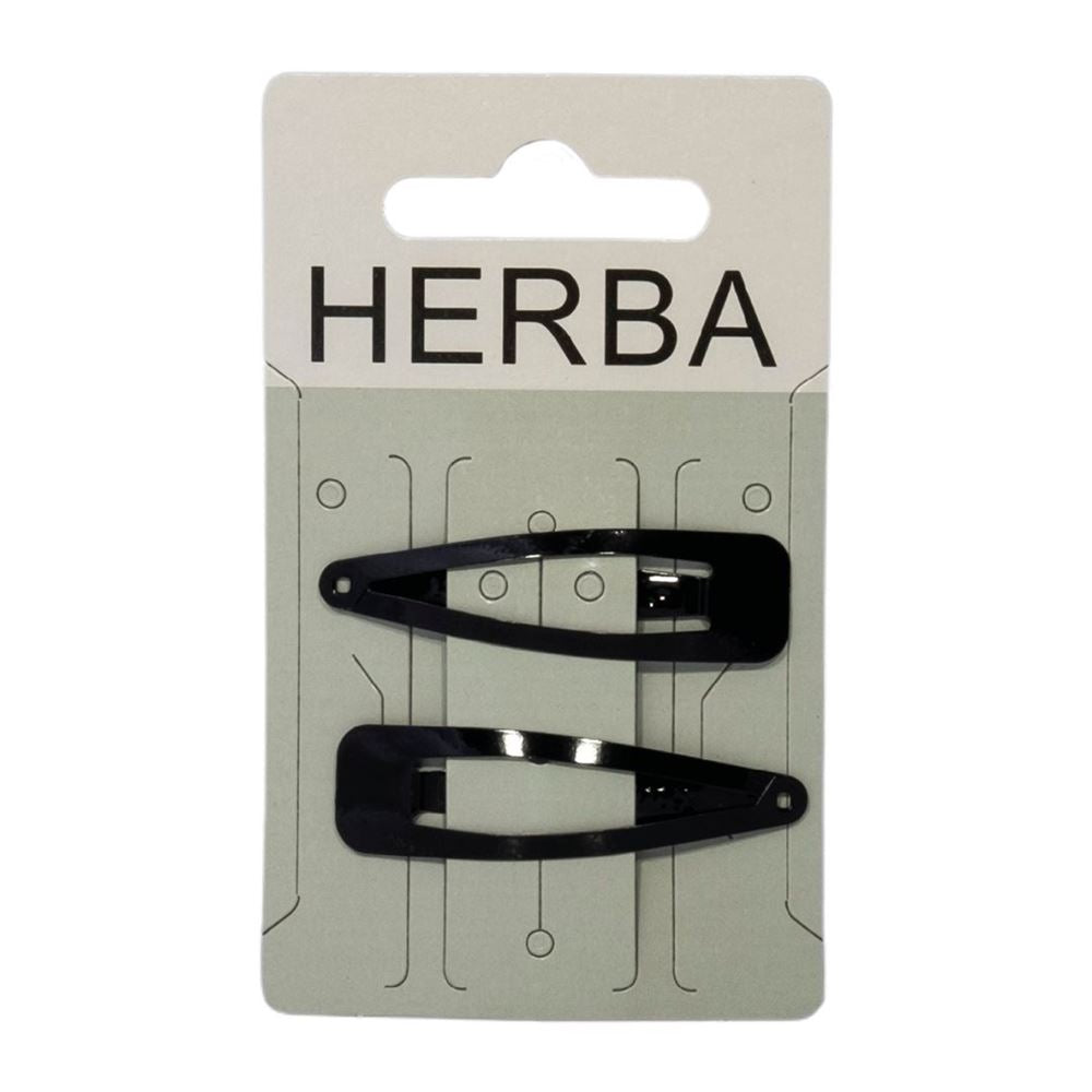 HERBA Clips 5cm Noir | Coiffure Facile