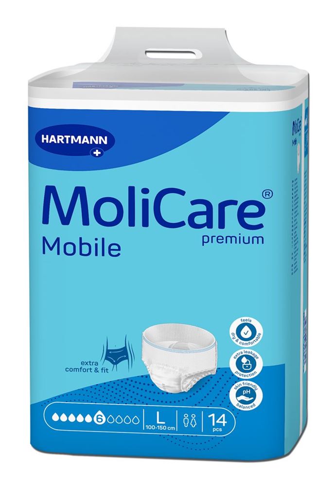 MOLICARE Mobile 6 L Protections 14 pièces | Confort