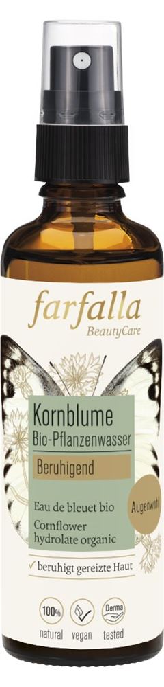 FARFALLA Eau de bleuet Bio Spray 75ml | Décongestionnant