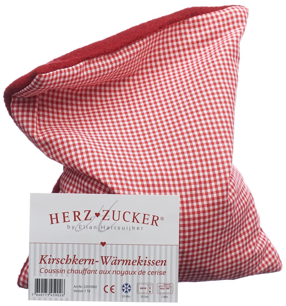 HERZZUCKER Kirschkernkissen Rouge 26x21cm | Douceur Apaisante