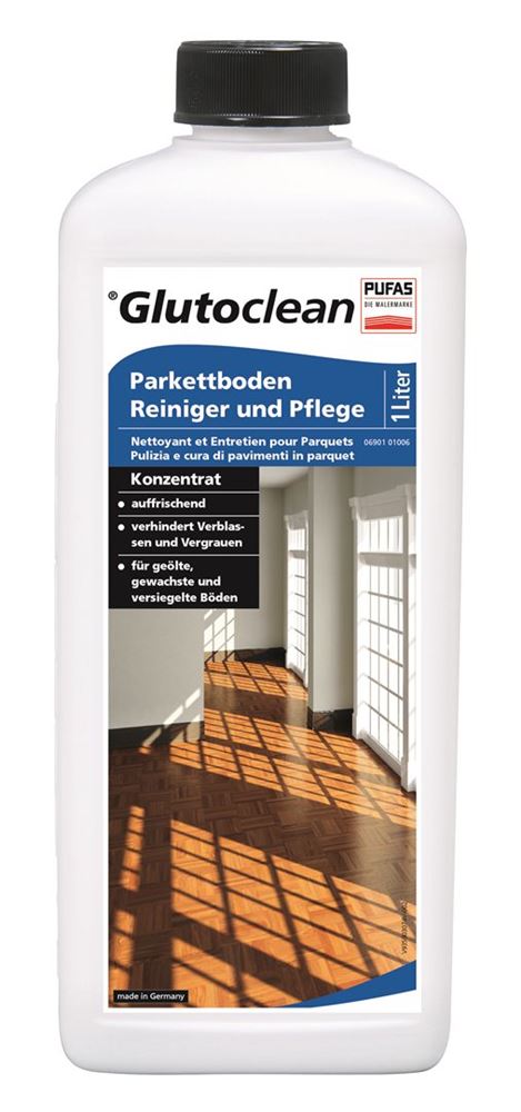 GLUTOCLEAN Nettoyant &amp; Soin Parquet 1L | Entretien