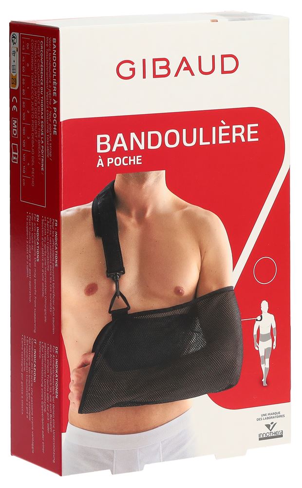 GIBAUD Écharpe Gr2 <100cm Noir | Confort