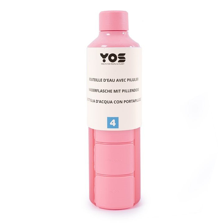 YOS Distributeur Quotidien 375ml Rose | Organisation