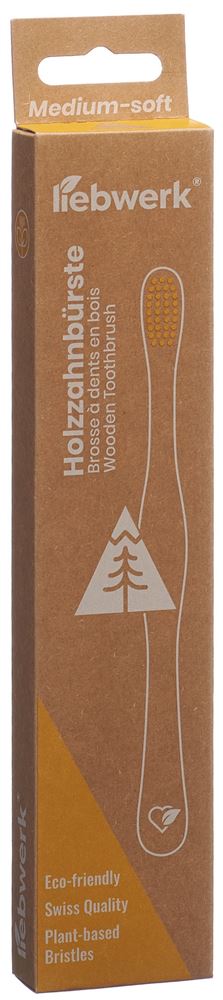 LIEBWERK Holzzahnbürste Ricine Pine | Naturel