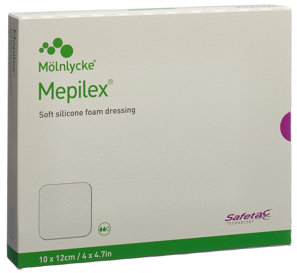 MEPILEX Pansement 10x12cm | 5 pièces