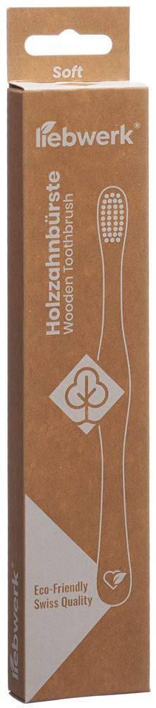 LIEBWERK Holzzahnbürste Soft Pine | Douceur