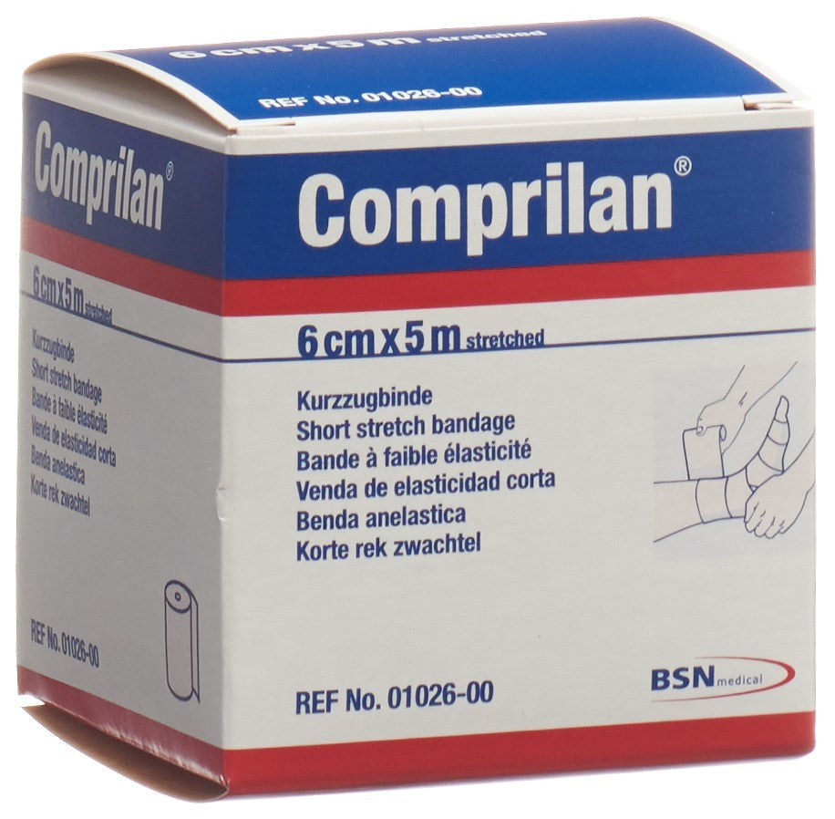 COMPRILAN Bande Faible Élasticité 5mx6cm | Compression