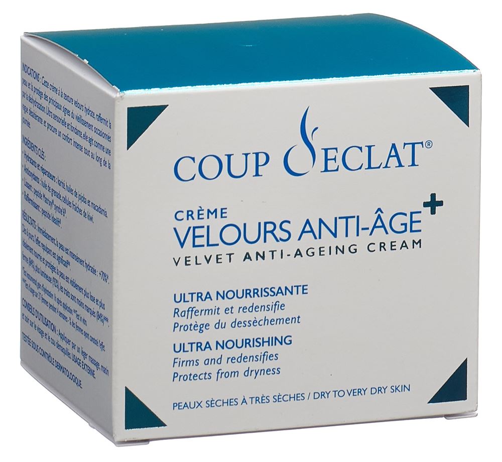 COUP D ECLAT Crème Velours Anti-Âge 50ml | Raffermissant