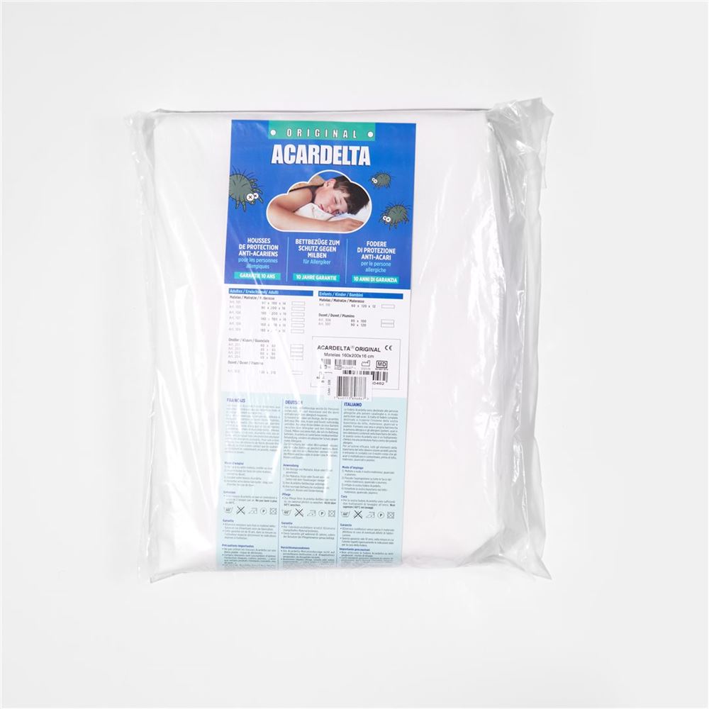 ACARDELTA Matratze 160x200x16cm | Anti-acariens