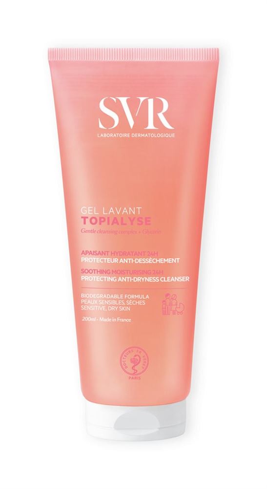 SVR TOPIALYSE Gel Lavant Gel Lavant 200ml | Nettoyage Doux