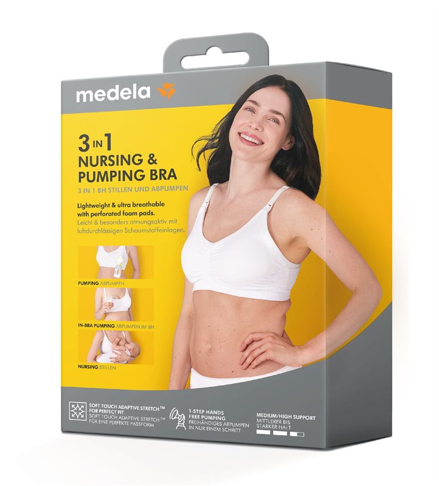 MEDELA BH Allaitement &amp; Tirage L Blanc | Confort