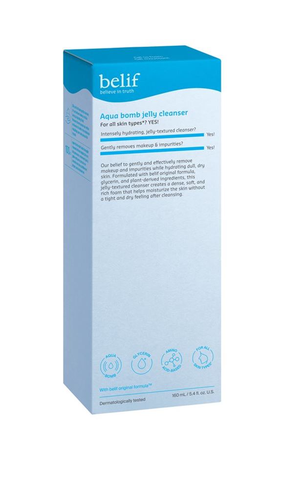 BELIF Aqua Bomb Jelly Nettoyant 160ml | Douceur