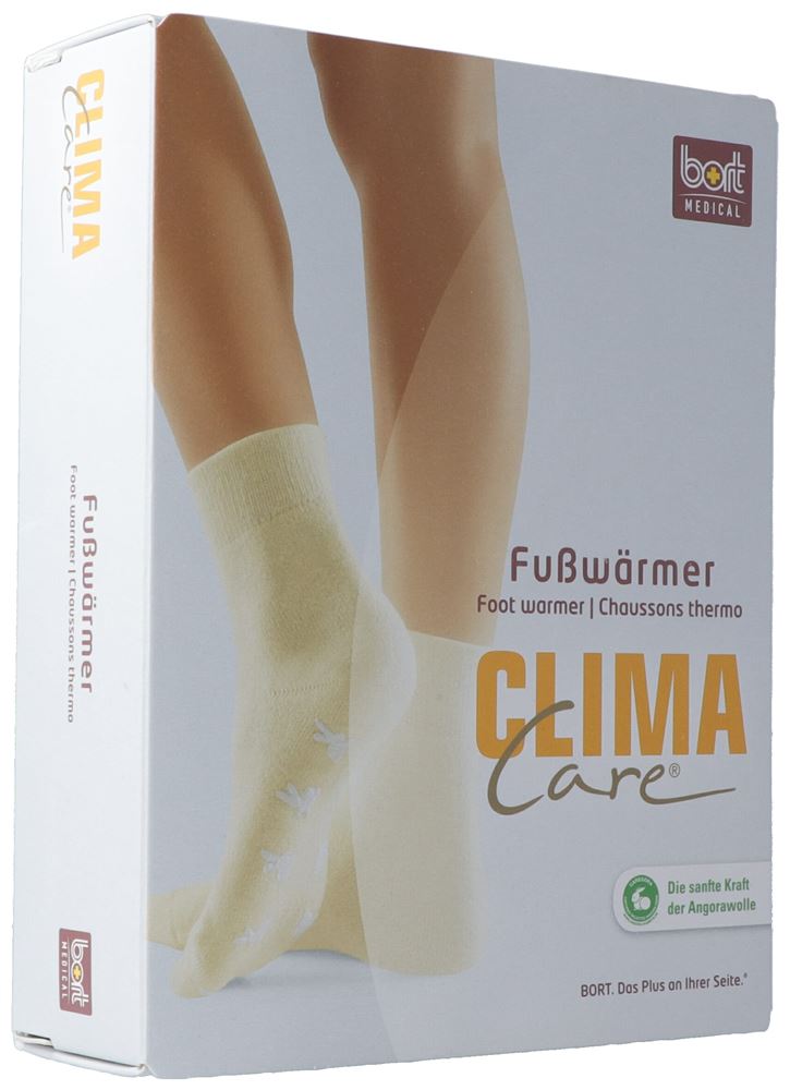 BORT CLIMACARE Chaussettes Thermiques M 39-41 Blanc 1 Paire | Chaleur