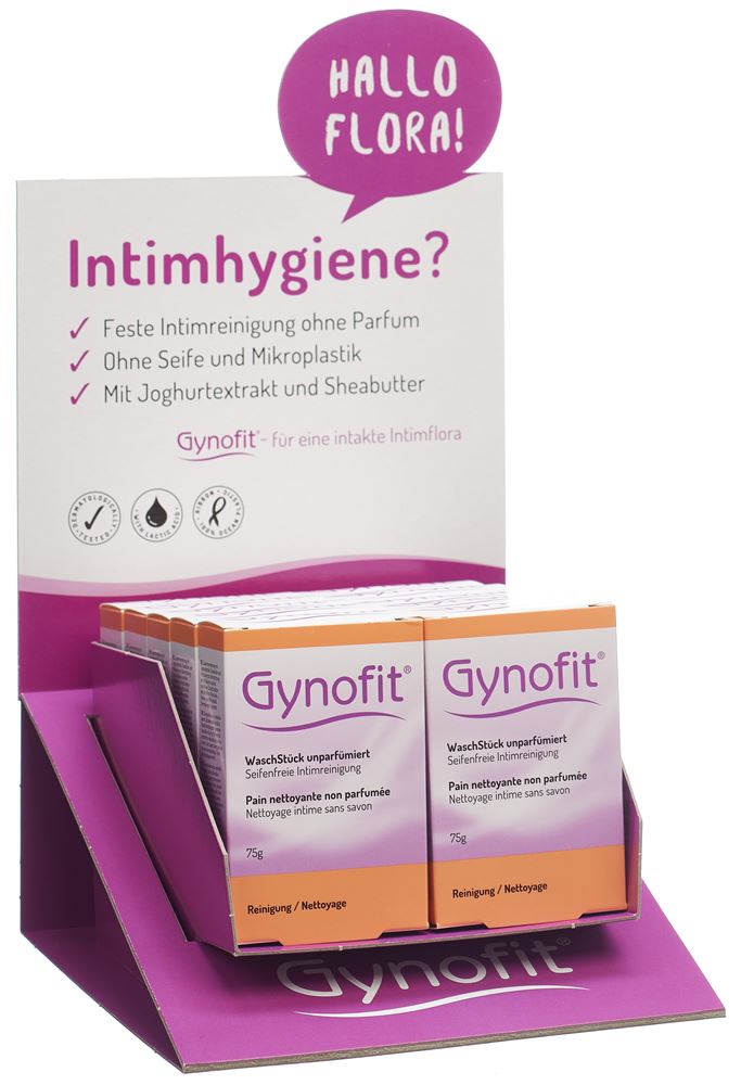 GYNOFIT Lingettes Intimes Thekendisplay 10 pièces | Fraîcheur Intime