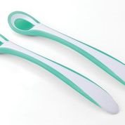 NUVITA Cuillère Thermosensible Vert 2 pièces | Sécurité