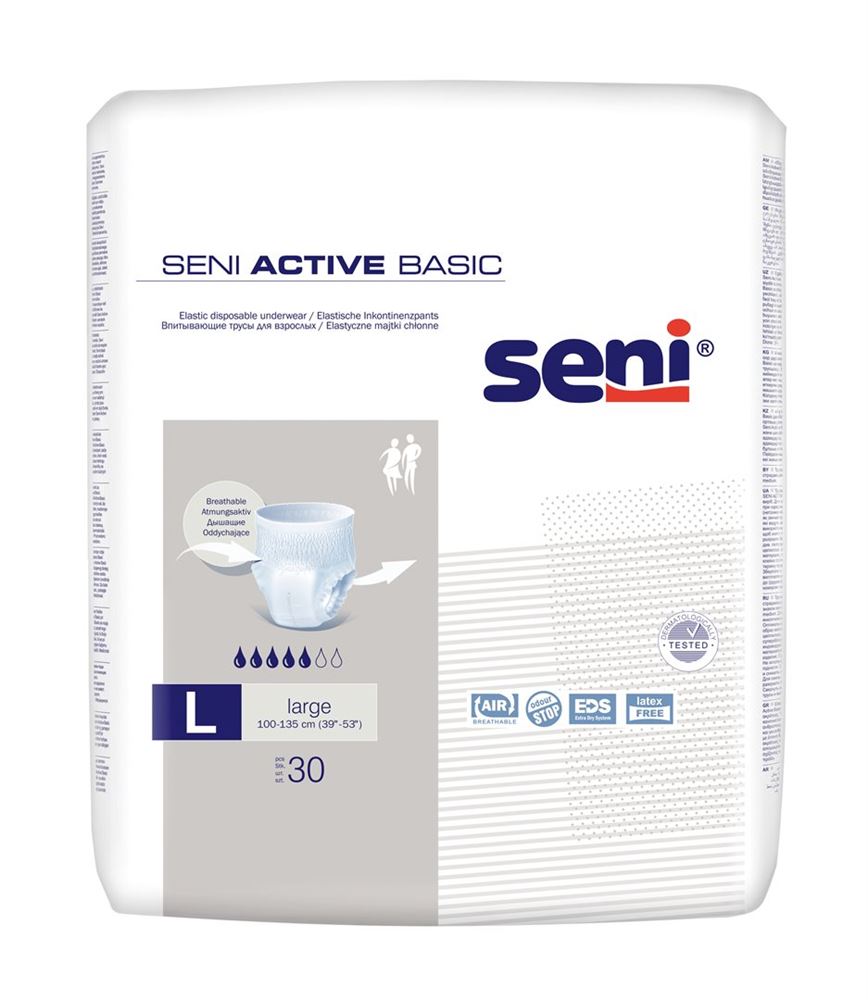 SENI Active Basic L 30 pièces | Absorption