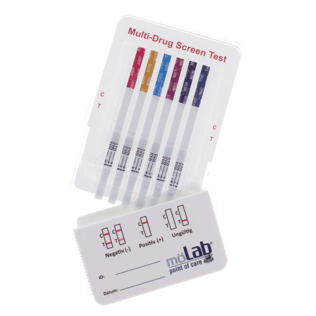 Test rapide de dépistage de drogues OneSecond Multi-Dip de möLab