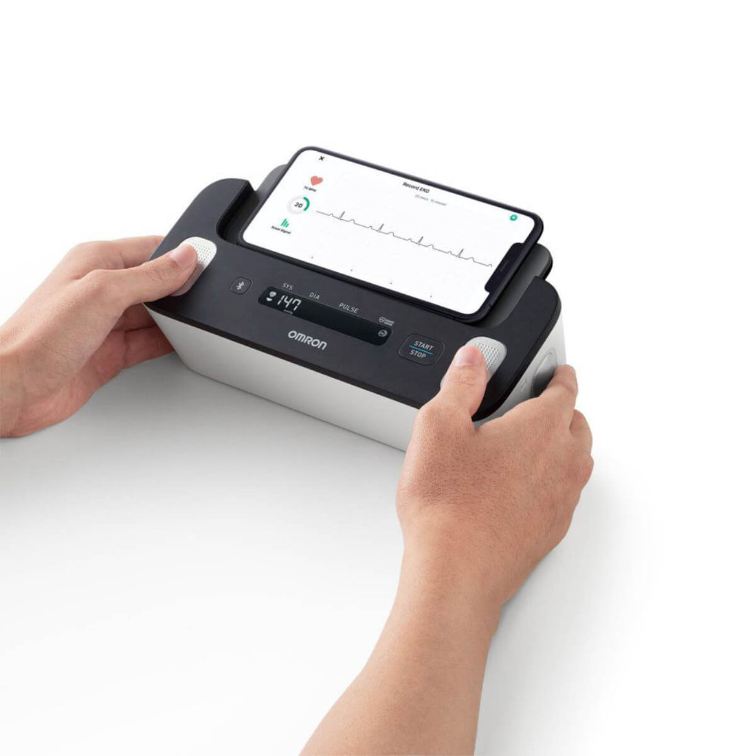 OMRON Tensiomètre &amp; ECG Complete - Appareil 2 en 1 Innovant
