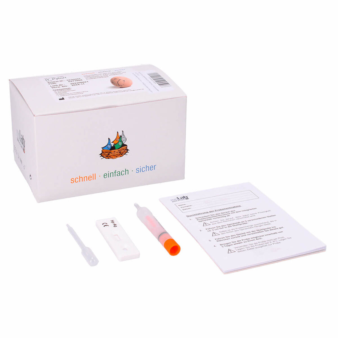 Test de selles mö-screen Helicobacter pylori pour diagnostic rapide