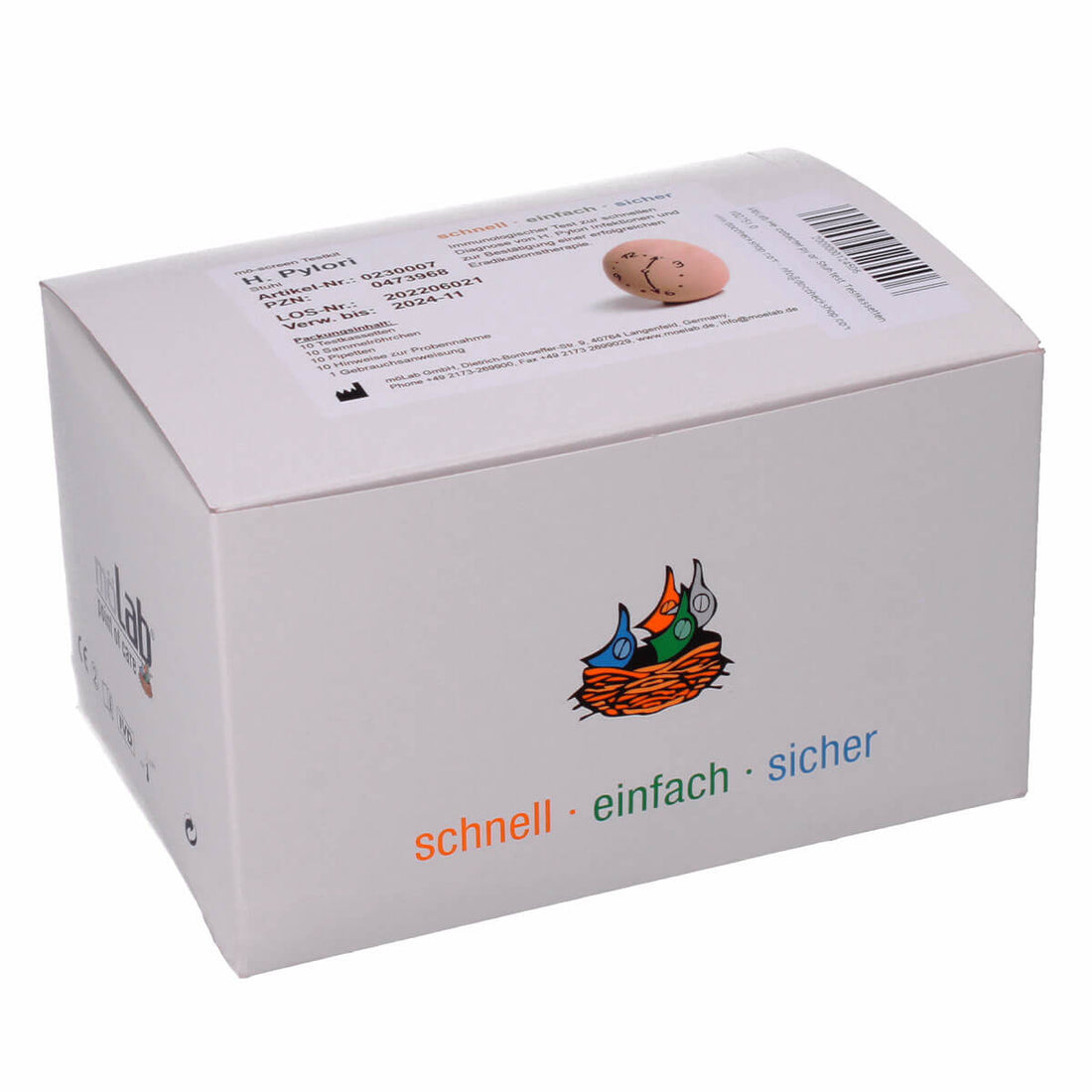 Test de selles mö-screen Helicobacter pylori pour diagnostic rapide