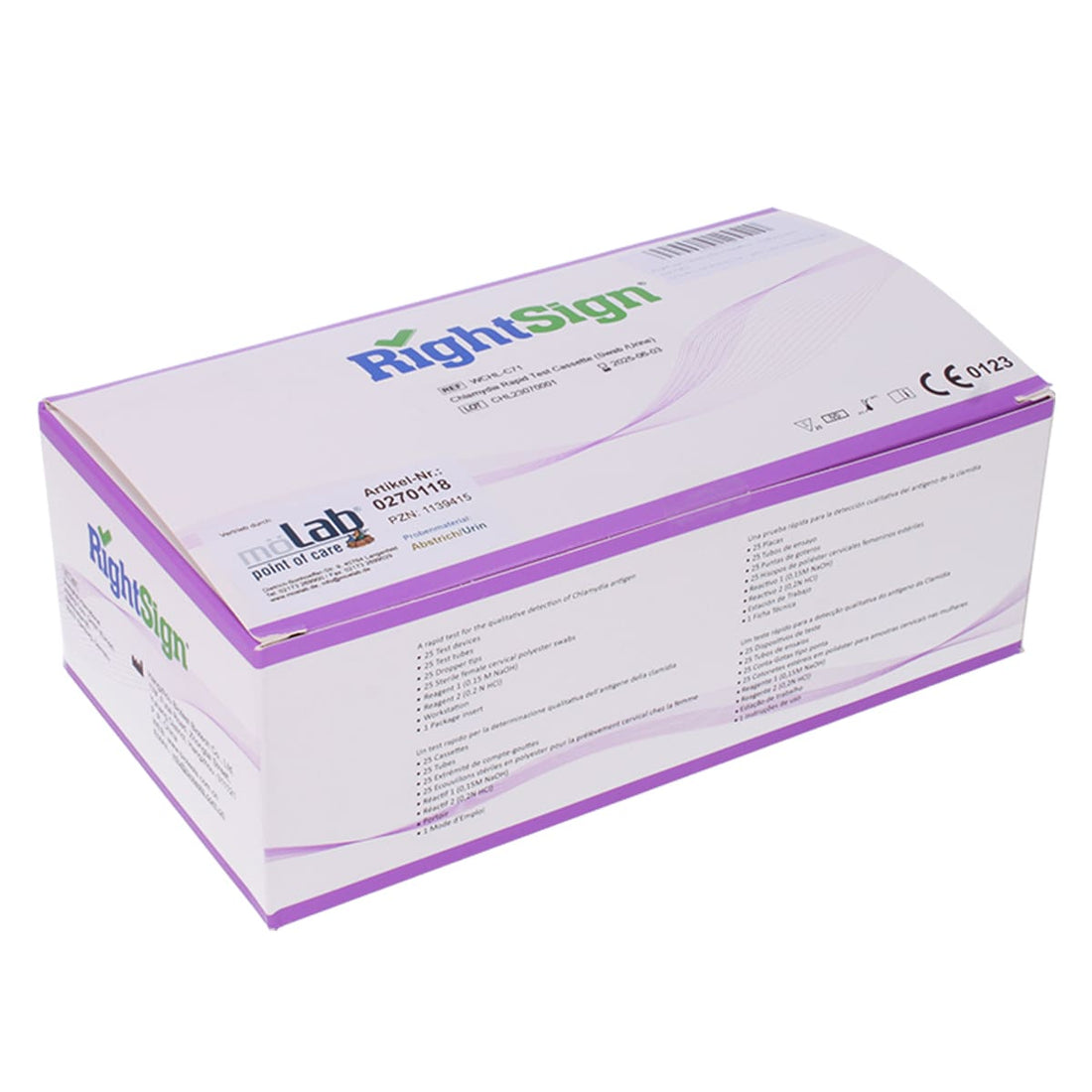 Test de la Chlamydia RightSign - Détection Rapide des Antigènes