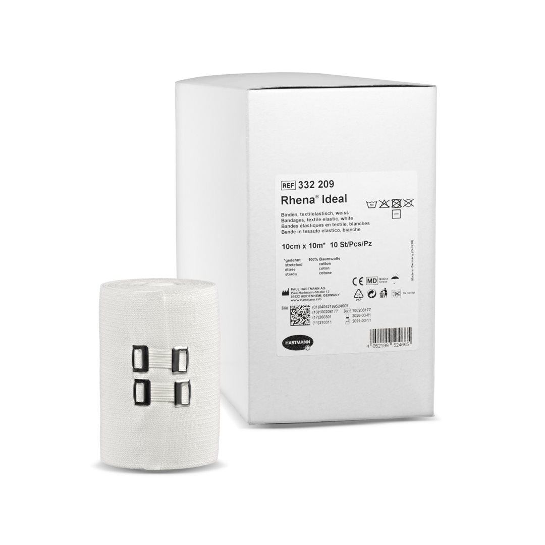 RHENA Ideal Bandage Élastique 10cmx10m | 10 pièces