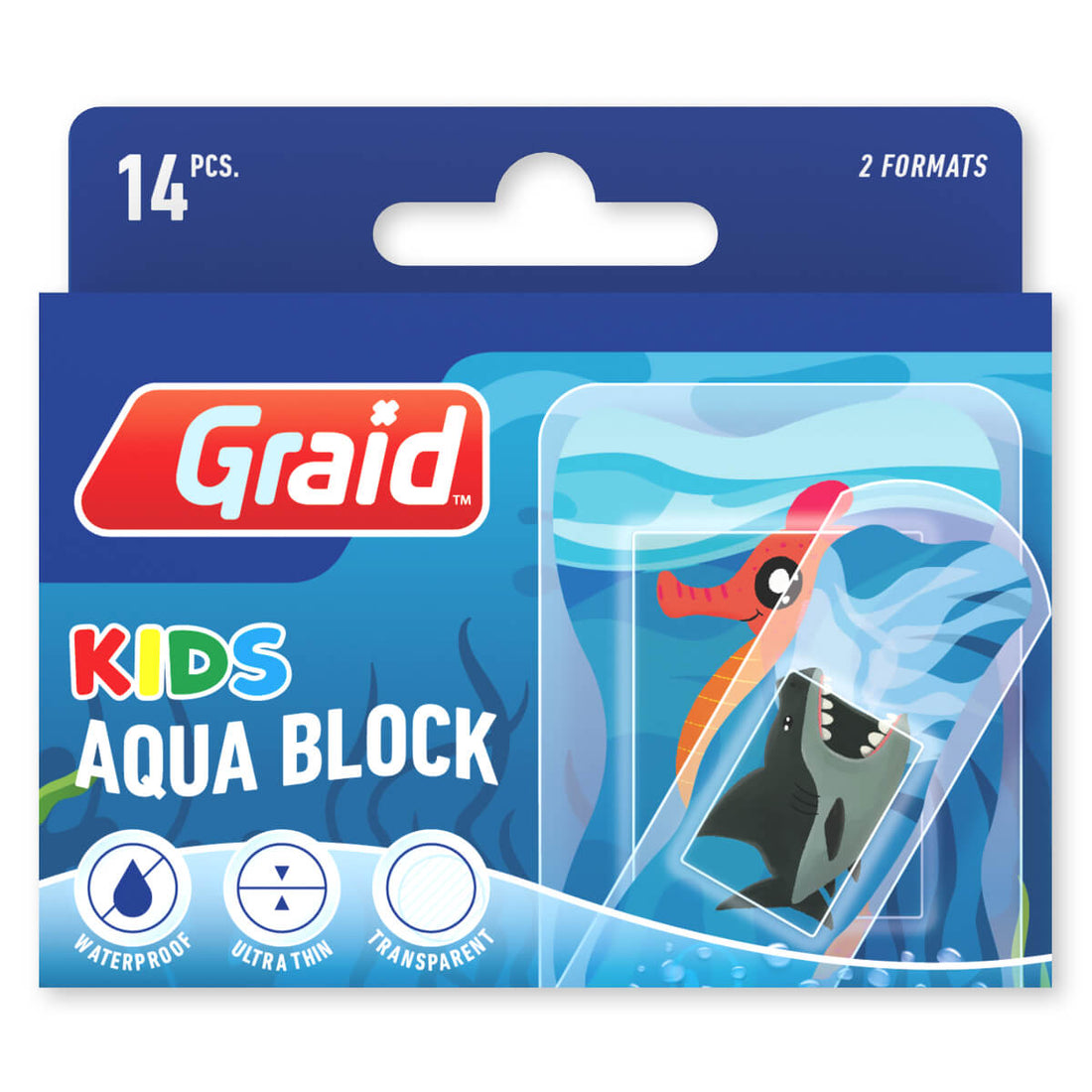 Pansements Aqua Block Kids - Protection Étanche pour Petites Coupures