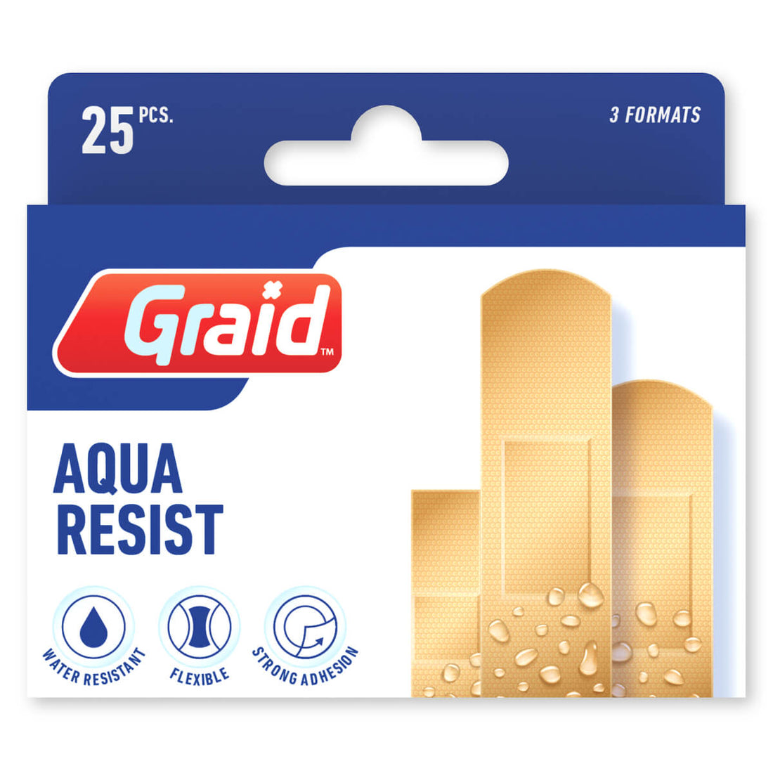 Pansements Aqua Resist Graid - Protection Hydrofuge pour Blessures