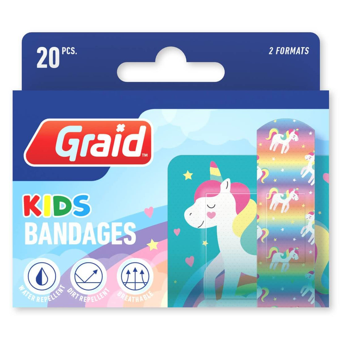 Graid Pansements Imprimés pour Enfants Avec Motifs Colorés