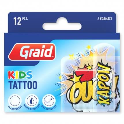 Pansements Tatoueur Effet Avec Motifs Colorés, Récupération Rapide