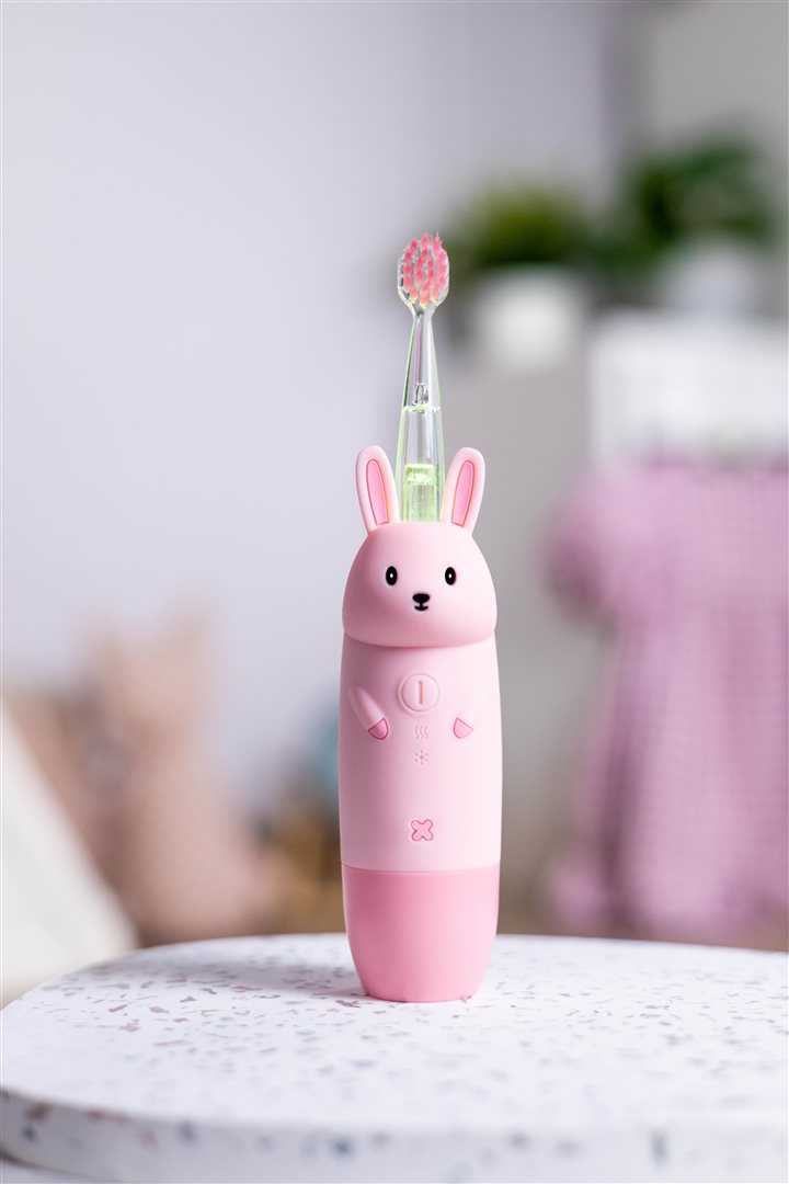INNOGIO Brosse à dents sonique lapin rose | Enfants