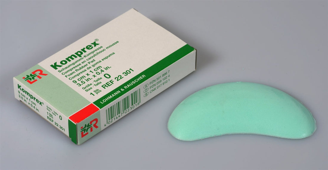 KOMPREX Compresse Mousse 12x6.5x1.2cm | Absorption