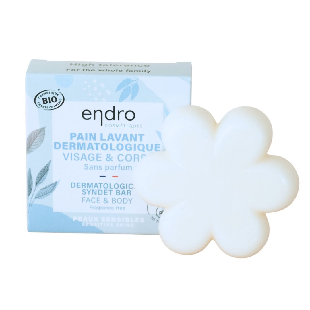 ENDRO Pain Lavant Douceur Peau Sèche Visage &amp; Corps 85 ml