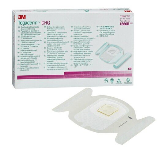 3M TEGADERM CHG Pansement 7x8.5cm | 25 pièces