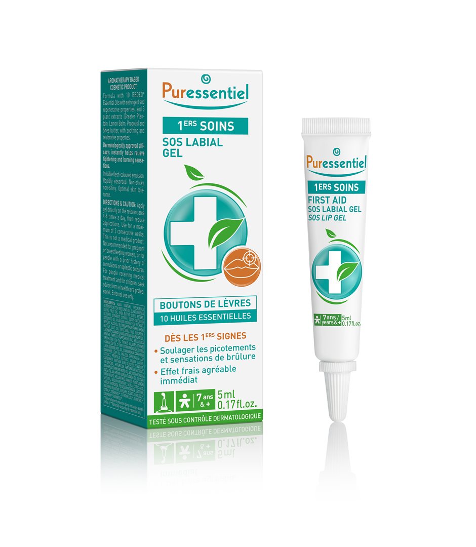 PURESSENTIEL SOS Gel Labial Réparateur 5ml | Lèvres