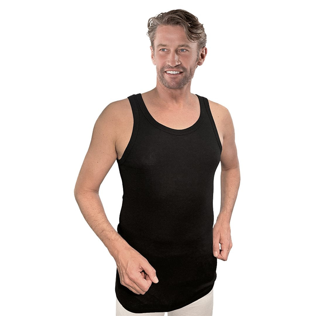 EUSANA Herren Leibchen XL Noir | Confort