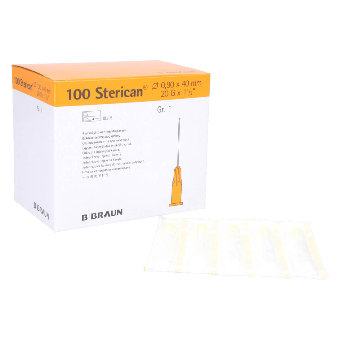 Aiguilles Standard Sterican B. Braun pour Injections Médicales