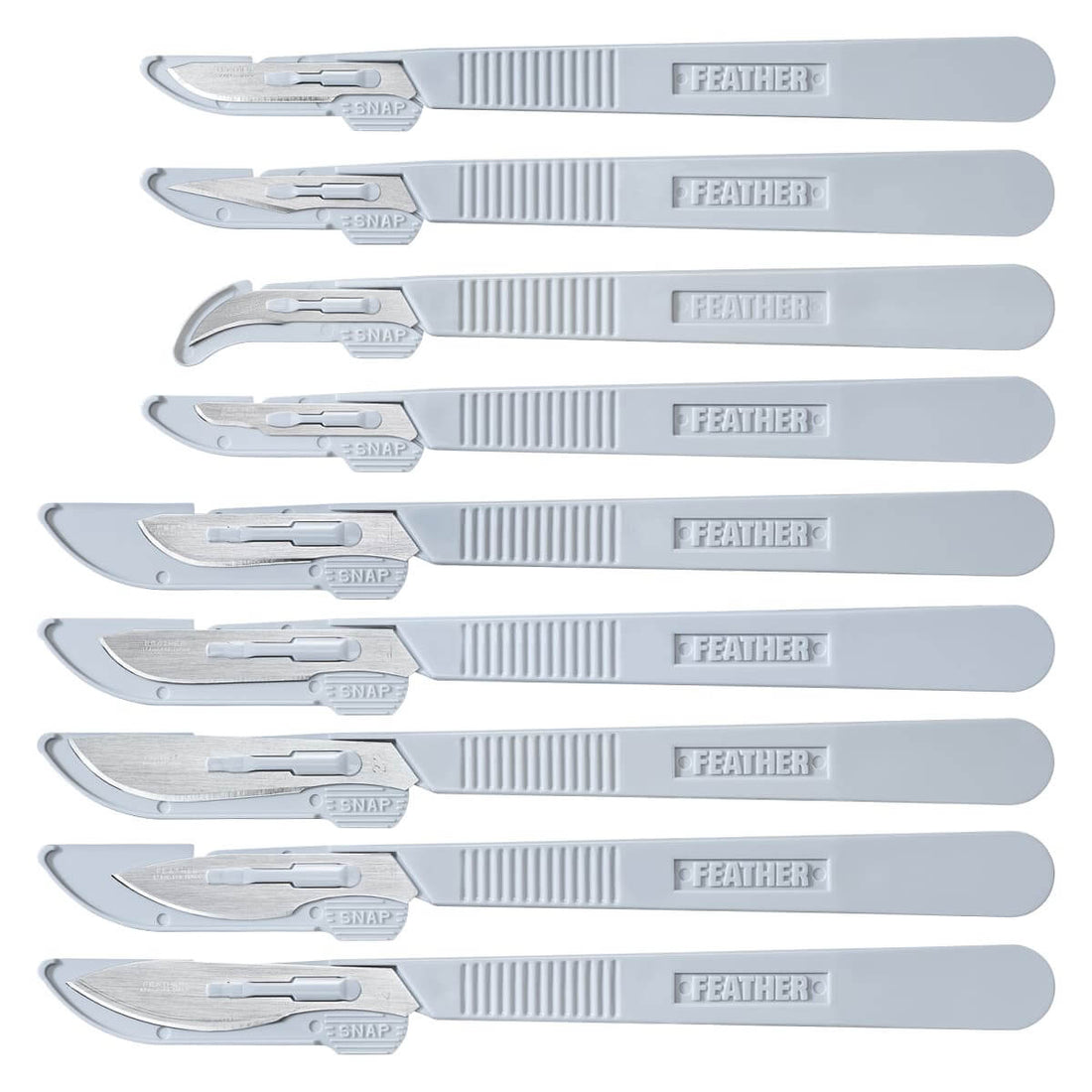 Scalpels Jetables Feather de PFM - Précision pour Chirurgie Innovante