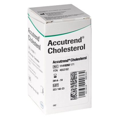Bandelettes de test Accutrend Cholesterol - Diagnostic Précis et Rapide