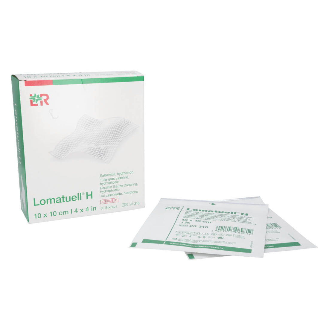 Tulle gras vaseliné Lomatuell H pour soin des plaies - Lohmann &amp; Rauscher