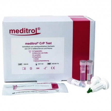 Test rapide CrP meditrol pour détection marqueurs d&