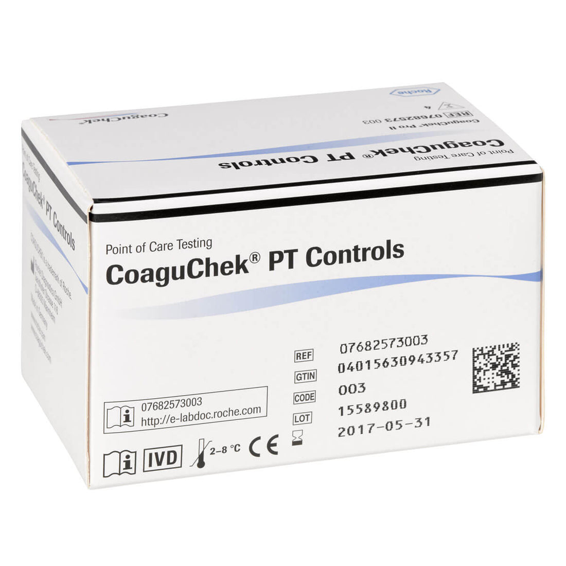 Kit de contrôle CoaguCheck PT Controls pour système CoaguChek Pro II