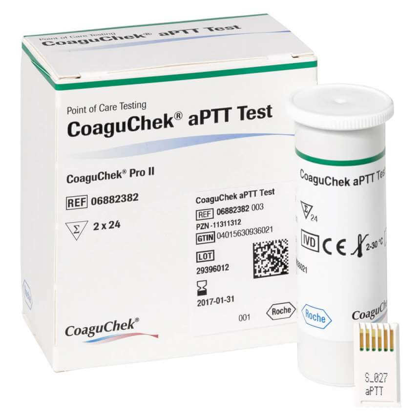 Roche CoaguChek aPTT Test - Tests Sanguins Pratiques et Rapides