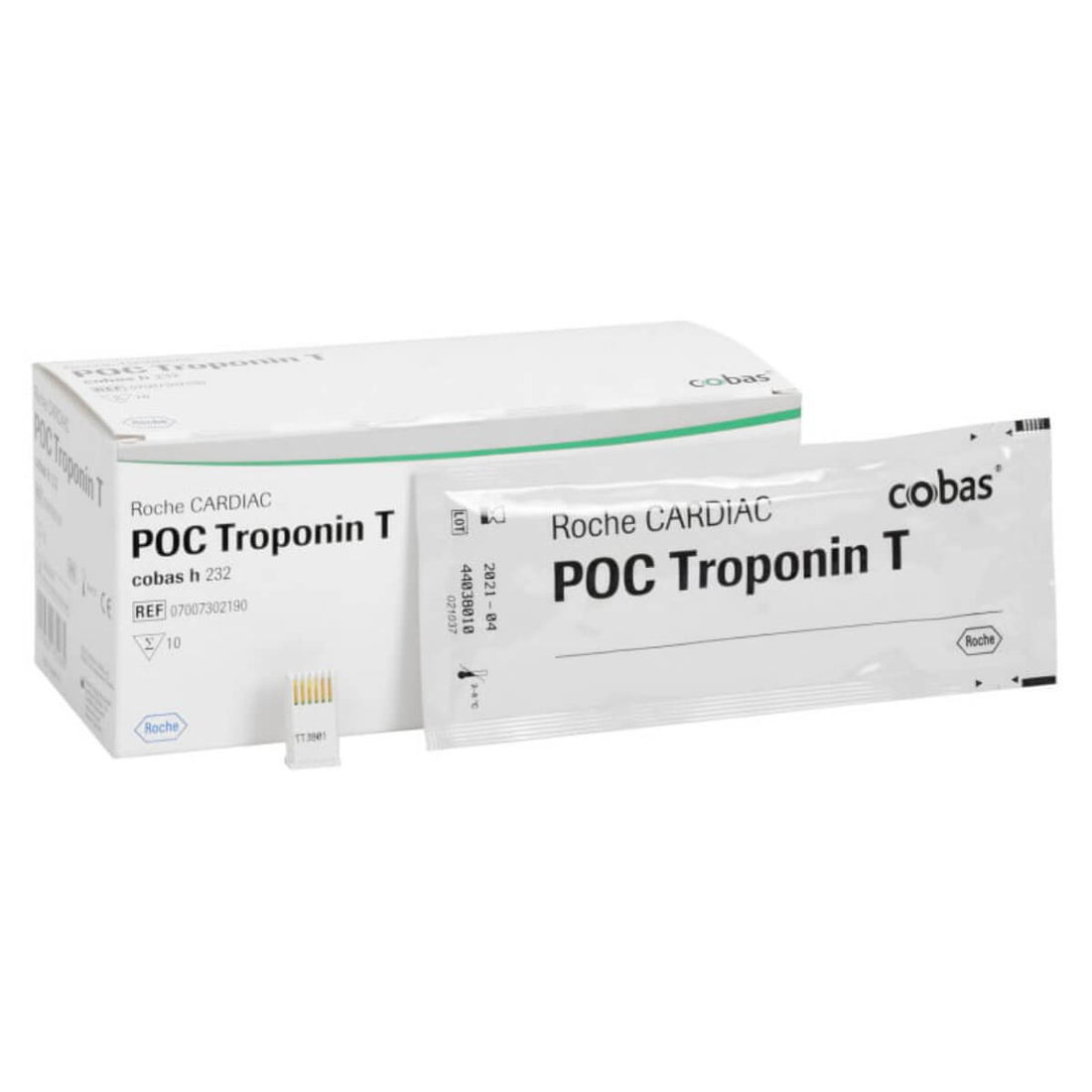 Bandelettes de test CARDIAC POC Troponin T pour cobas h 232