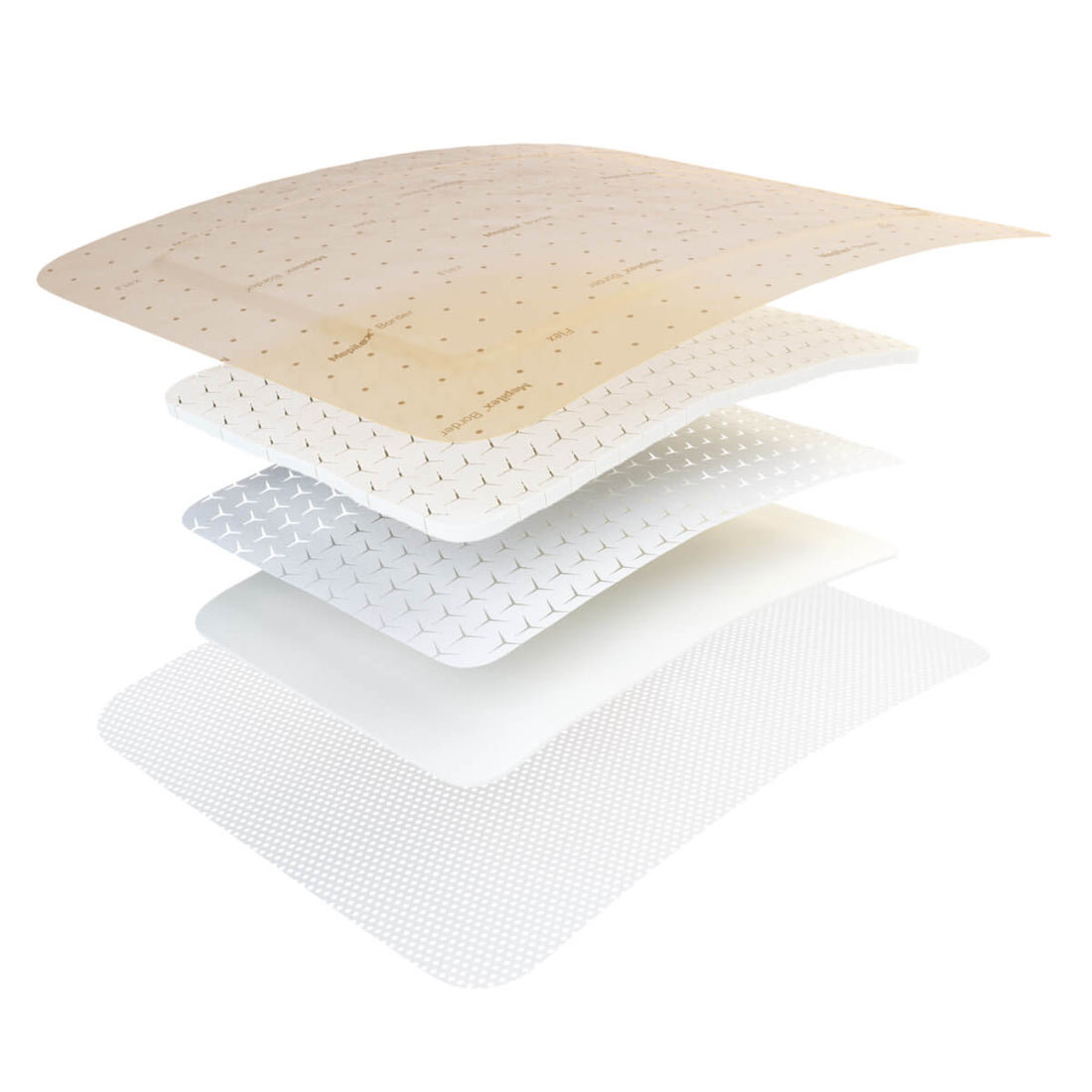 Pansement Stérile Mousse Mepilex Border Flex - Protection Avancée des Plaies